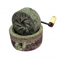 Molino de Piedra Volcánica de 20 cm, molino para cafe o semillas