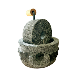 Molino de Piedra Volcánica de 20 cm, molino para cafe o semillas