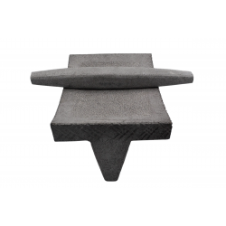 Métlatl Metate de Piedra Volcánica con Metlapil 22x30cm (8.6x11.8in)
